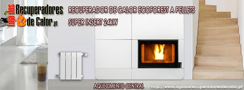 Recuperador Ecoforest Super Insert 24 kW